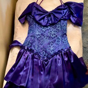 Vintage 1990 Steppin' Out Prom Dress